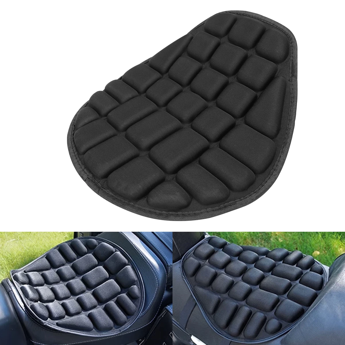 Pad Black 3D Cushion for cross Strapping Bandage Ergonomic Design Shallow Groove Design Excellent Breathability