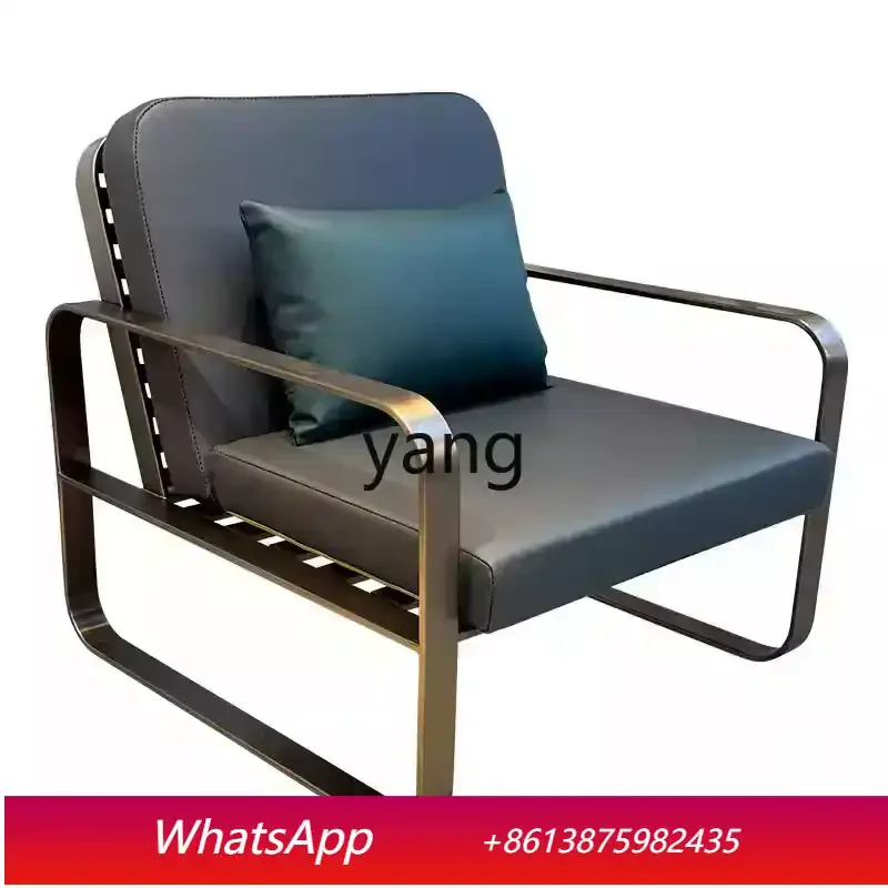 LTT Outdoor Sofa Aluminum Alloy Rainproof Sunscreen Courtyard Villa Hotel Balcony Sofa Chair