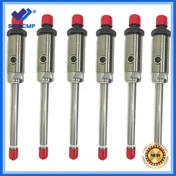 6pcs Fuel Injector Pencil Nozzle 8N-7005 8N7005 OR3418 Fit For CAT Caterpillar 3304 3304B 3306 3306B New Excavator