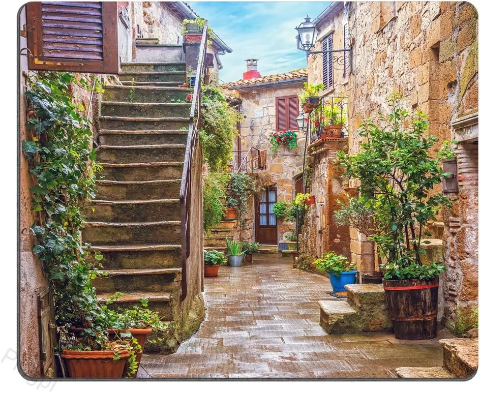Mouse pad custom Mouse pad artisan Gaming mouse pad Italy Tuscan personalized non slip rubber