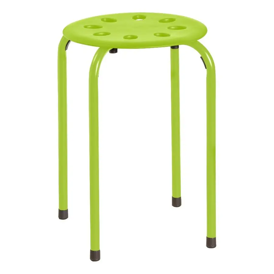 

Commercial Furniture Stacking Stools for Kids and Adults, 17.75 Standard Height Portable Nesting Office and Classroom Stools, As