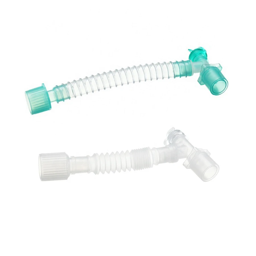 Medical Catheter Mount with Standard Connectors Corrugated/ Expandable/ Smoothbore