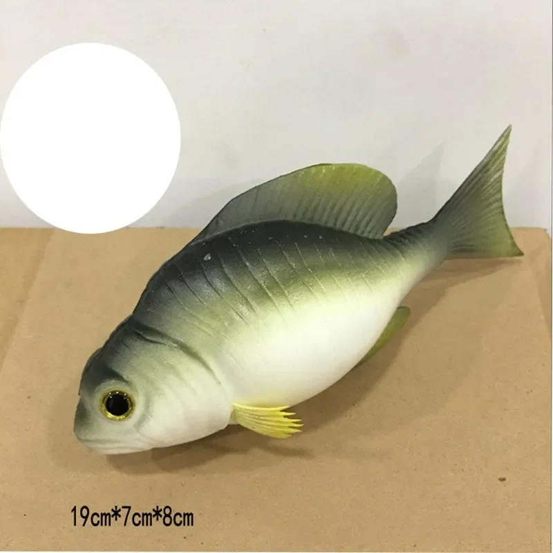 NONE Lebensechte Meeresleben-Tiere, Simulation, Barschfisch, Lachsfigurenmodell, Lernspielzeug, Fotografie-Requisite, Dekoration, 1 Stück 6