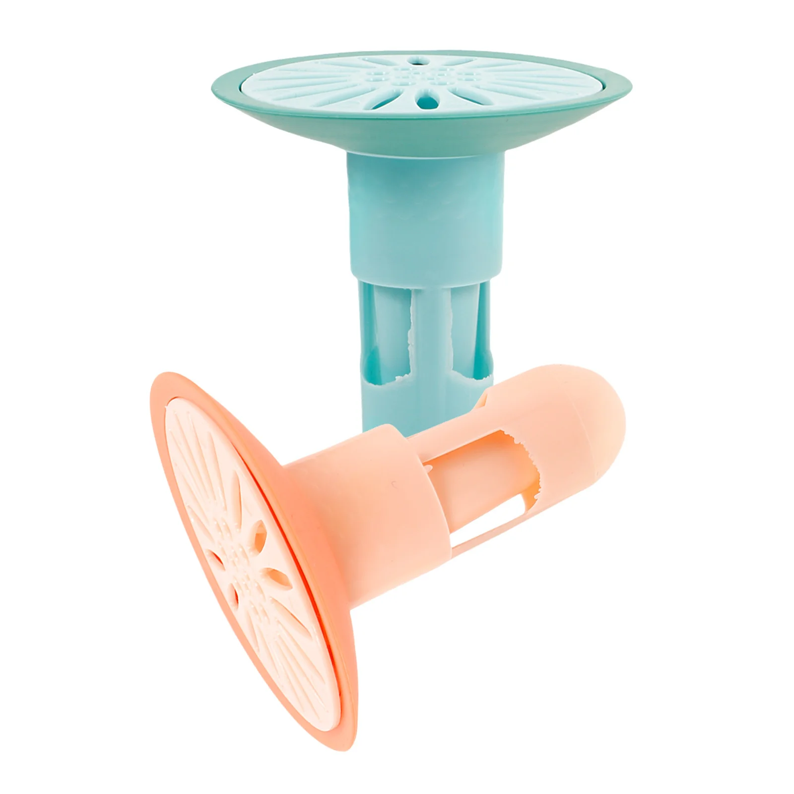 2 قطعة استنزاف ارتجاعي المانع الطابق مصفاة للحمام المطبخ غطاء المجاري الشعر الماسك حوض الاستحمام قابس التصريف عدم الانزلاق سهلة