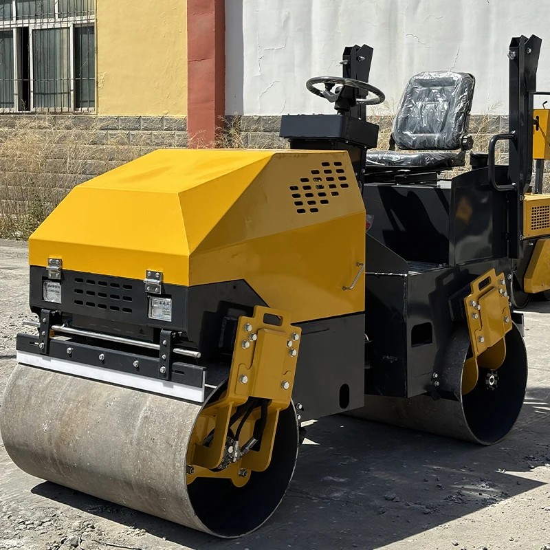 2-8 Ton Small Road Roller Vibratory Compactor Walk Behind Machine Easy To Operate for Construction Tasks