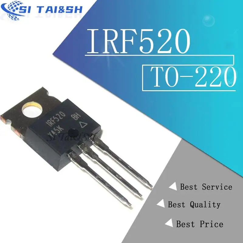 10Pcs Irf510 Irf520…