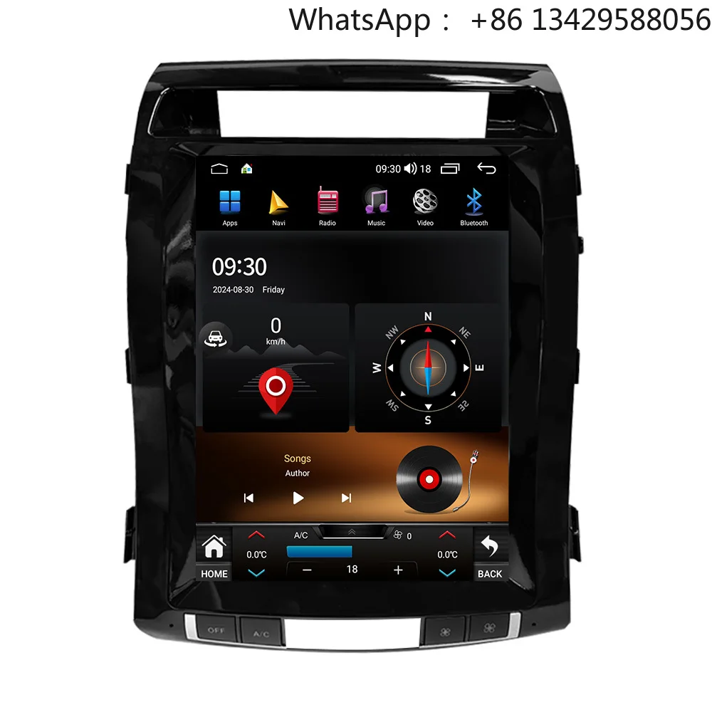 

12.1 Inch Car Multimedia Player GPS Navigation for TOYOTA LANDCRUISER LC200 2008-2015 Dashboard Placement MP3/MP4 Players DSP