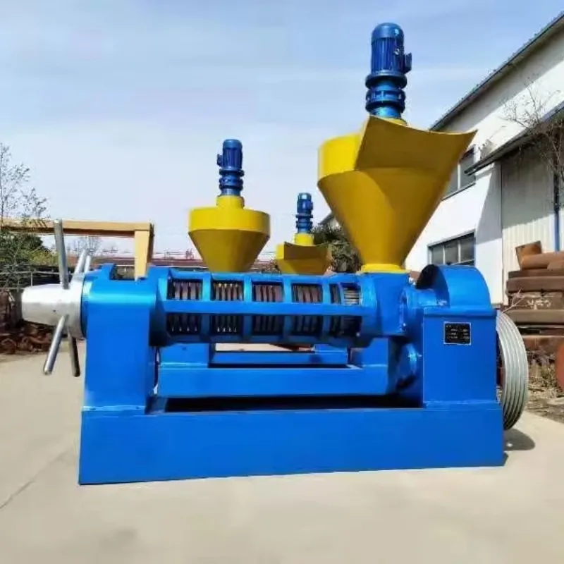 1 Ton/hour Cotton Seeds Rapeseed Peanut Palm Kernal Sunflower Seeds Oil Press Machine Oil Expeller