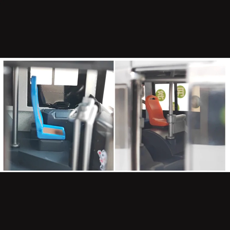 Diecast 1: 42 Scale Panda Bus Smart City Bus Metal Children's Simulation Alloy Toy Car Model Hobbies Collection Gifts