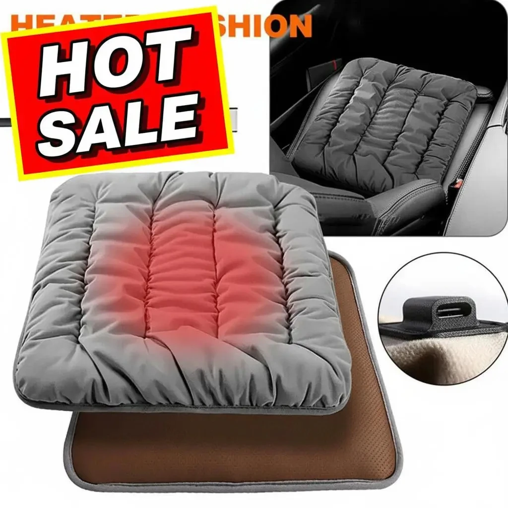 NEW Car Heated Seat Cushion Keep Warm Winter Household Seat Heater Car Seat Heating Cushion 5V USB Port Adjustable Heated Seat