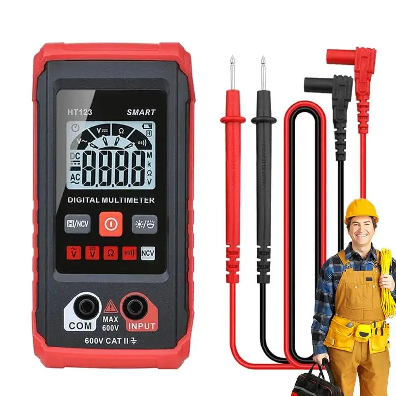 TM-510 Smart Digital Multimeter AC/DC Voltage Resistance Continuity Measurement Tester NCV Multimeter with Backlight