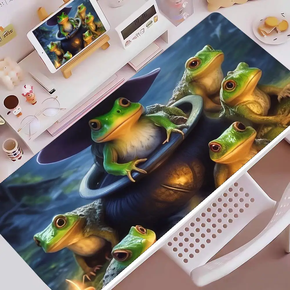

Magic playmat gathering gaming mats Frog Wizard theme anime desk mat Desk accessories 35X60cm mouse mat Raccoon tapete HYBXXC