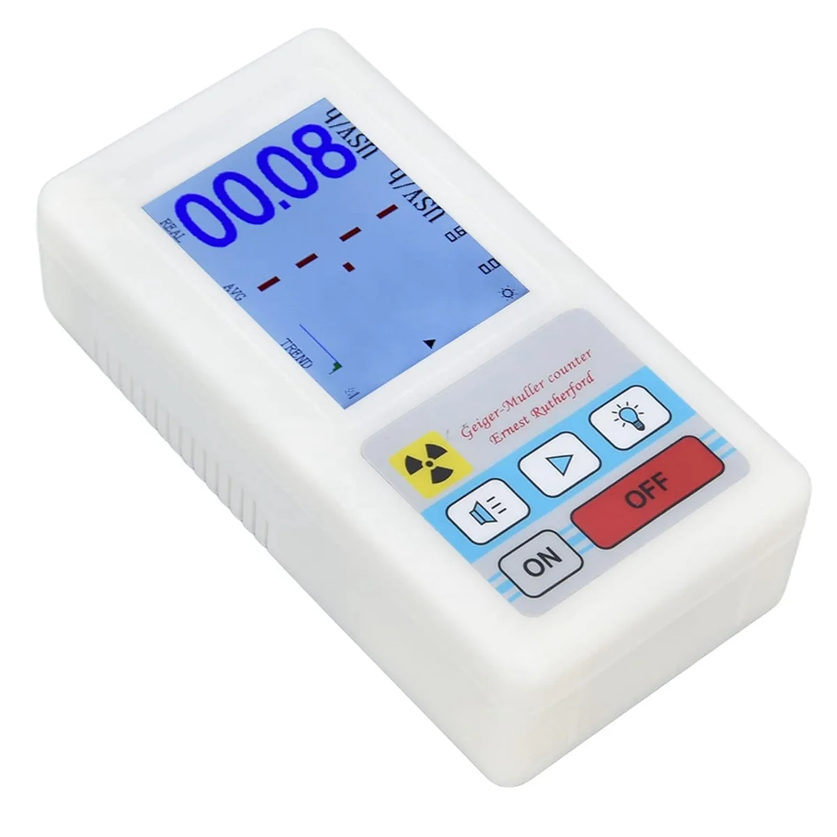 A06K Nuclear Radiation Detector, BR‑6 Geiger Counter Easy Reading Multifunctional Radiation Detector for Nuclear Radiation