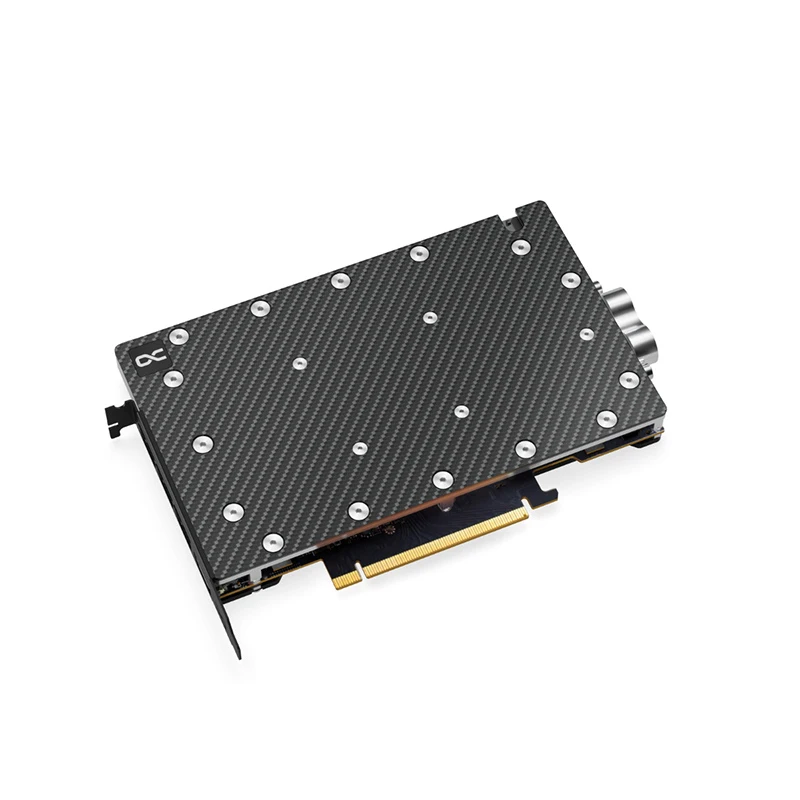 Imagem -03 - Alphacool es Nvidia Geforce Rtx 4090 Design de Referência com Placa Traseira Edição Aic Vga Refrigerador de Carbono Preto