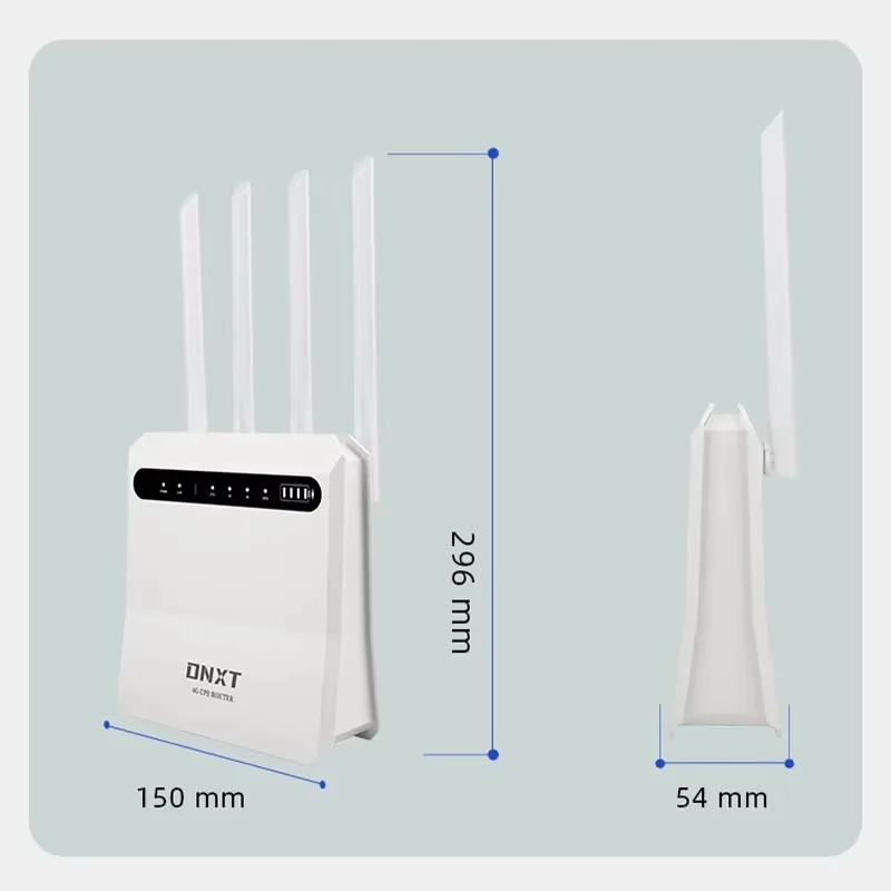 Factory Price  OEM 4G CPE 4g Router With Sim Card 600Mbps 32Users 4g Router Sim Card Business Office Use
