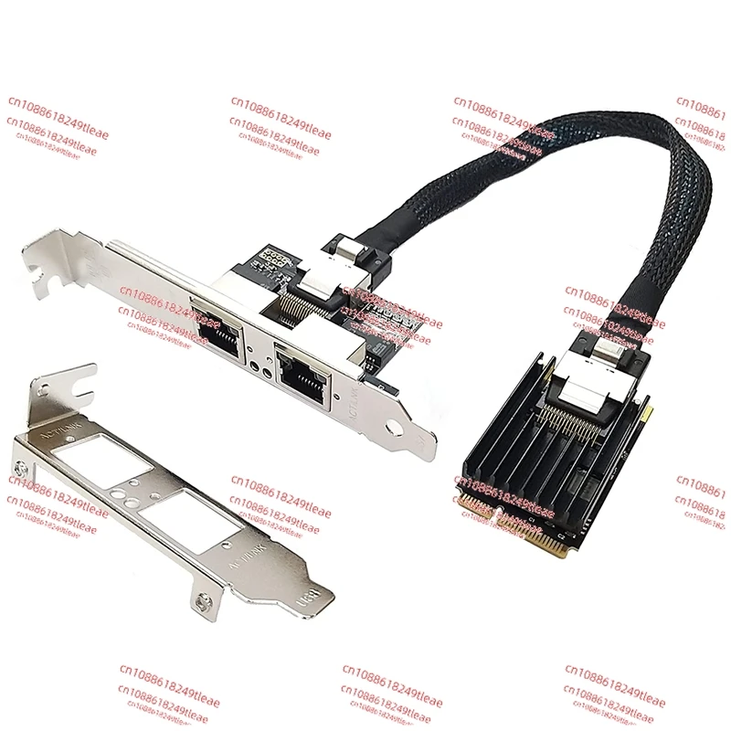 Mini PCI-E Dual Port 2 x RJ45 Ethernet 10/100/1000Mbps Gigabit LAN Card Network Interface Controller Card