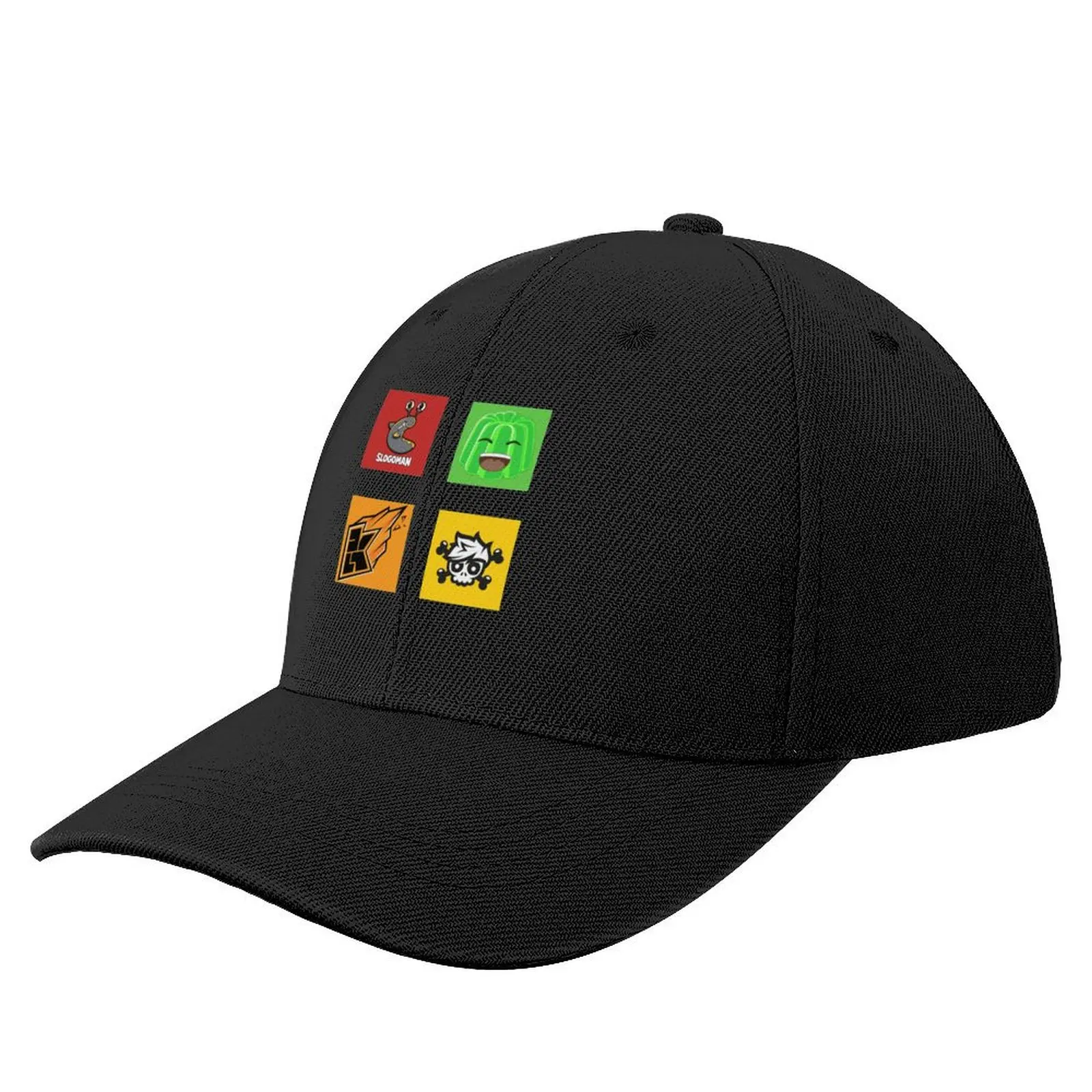 Slogo, Jelly, Crainer and Kwebbelkop Baseball Cap Anime Hat Brand Man cap black Hats Man Women's