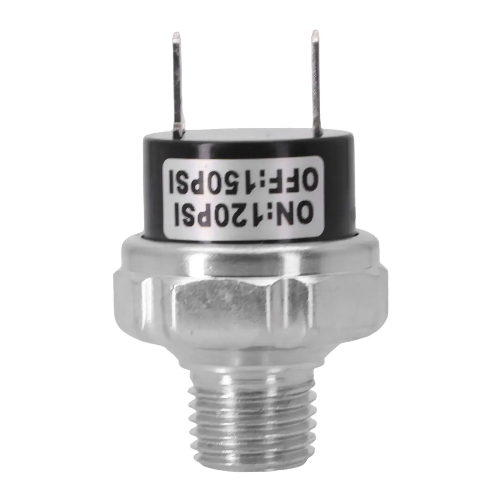 

New Pressure Switch Compressor Switch 1/4NPT Male Thread 120-150PSI Carbon Steel Connecting Tool Electric Drive