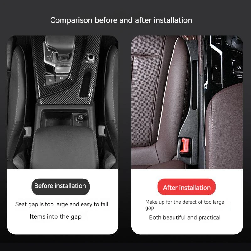 2PCS Car Seat Gap Filler Between Seats Crevice Interior Decoration For Chery Jetour T2 Auto Interior Accessories