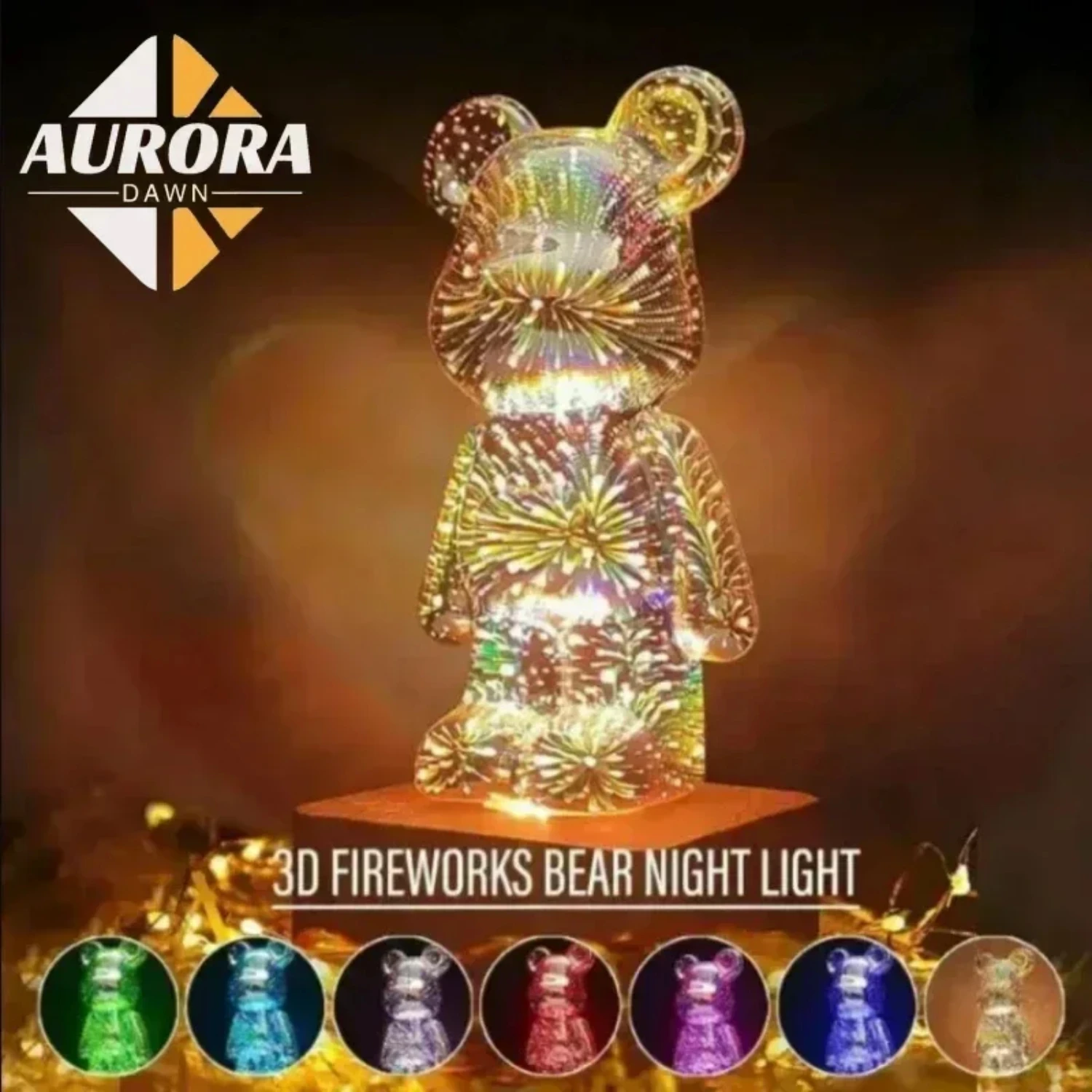 

LED 3D Night Light USB Projector Lamp Color Changeable Ambient Lamp Suitable Children Room Bedroom Decoration Astronauta Sign