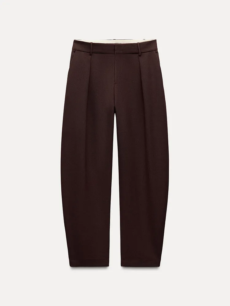 Spring New Arrival Women's Commute Suit Jaet Long Sve Buet pe Pants Faionable Workwear Ensemble ZA2025