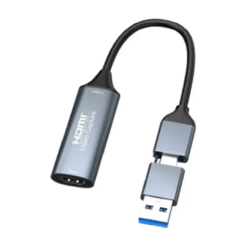 ﻿   Kartu Pengambil Video USB 3.0 2.0 4K HDMI ke USB Tipe-C Game Grabber Perekam Video Streaming Langsung untuk Switch Xbox PS4/5