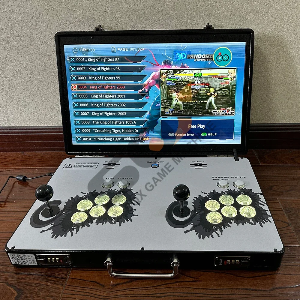 2026 Wholesale 22 Inch LCD Pandora Game Box Extreme 3D Arcade Console Fighting Game Machine with 8000 Games