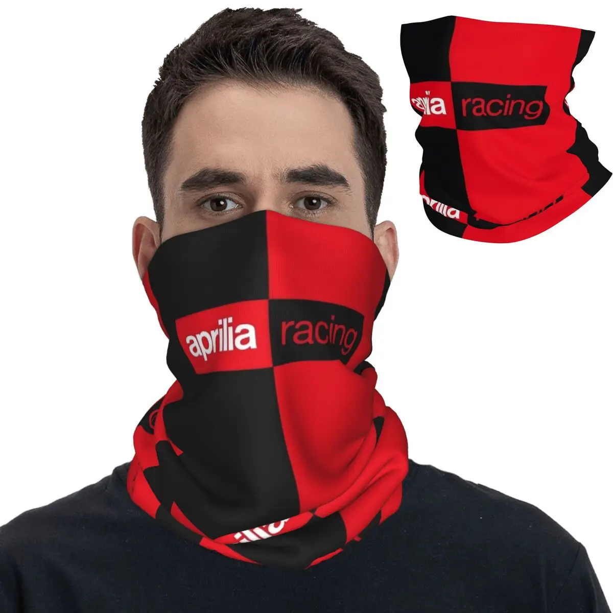 

Aprilia Bandana Neck Cover Motorcycle Racing Wrap Scarf Multifunctional Cycling Scarf Fishing for Men Women Adult Washable