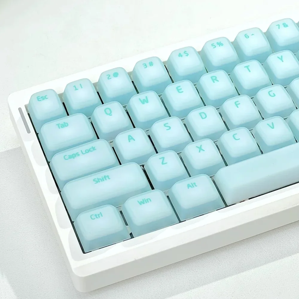 

Dopamine Silicone Cherry Keycaps ABS 113 Keys Soft Feel Adaptable To 60/80/87/98/104/108 Mechanical Keyboards