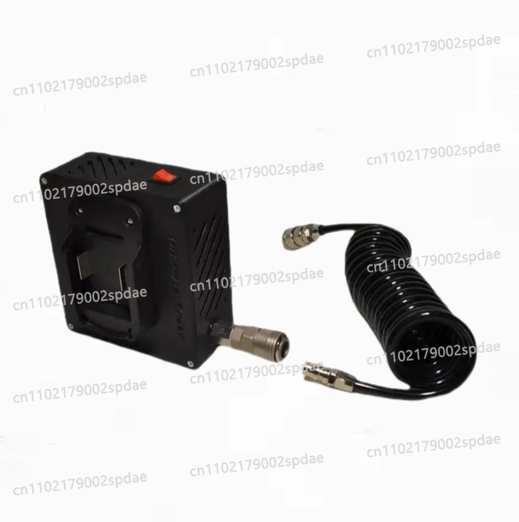 Portable Dual Cylinder Mini Air Compressor Pump Air Filter  Installation for Whole House Woodworking Repair Painting