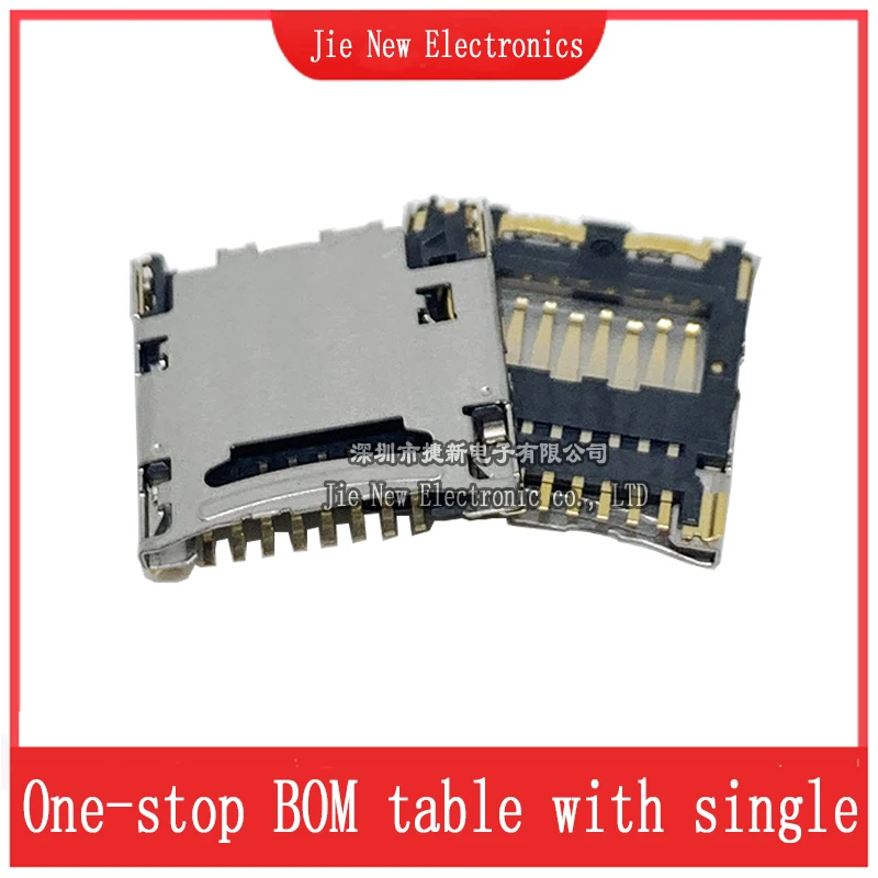 5PCS DM3CS-SF DM3CS HRS CONNECTOR The corresponding metal ard Connector MicroSD Original authentic