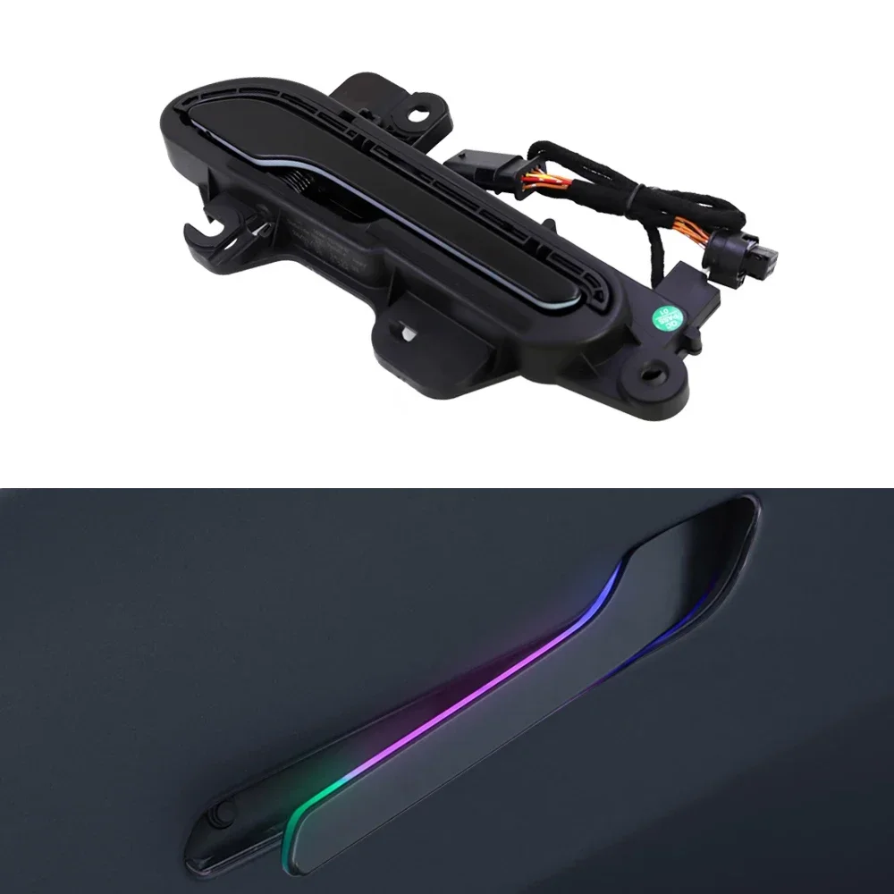 Электрическая 6-я беспроводная дверная ручка Vjoycar для Tesla Model Y, автоматические всплывающие дверные ручки Model 3 Highland 2024, модифицированные аксессуары