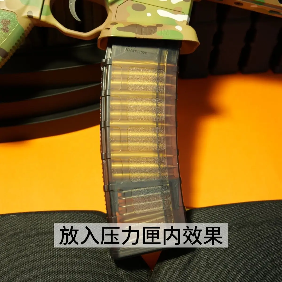 

3D Printed Clear 5.56mm Bullet Model Magazine Educational Science Model Military Display Collection