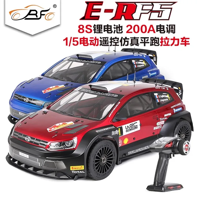 Rofun Erf5 1/5 Large Remote Control Electric Four-Wheel Drive High-Speed Rally Car Brushless Off-Road Vehicle Rc Model Car