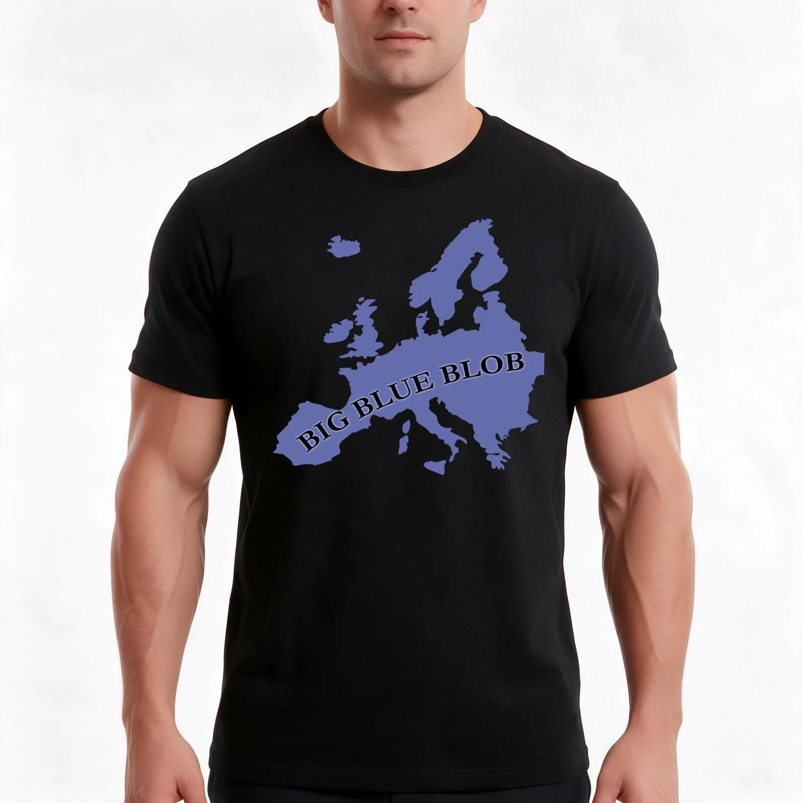France as the Big blue blob Europe - Europa Universalis IV T-Shirt Summer Casual Cotton Tee Oversized Streetwear Tops