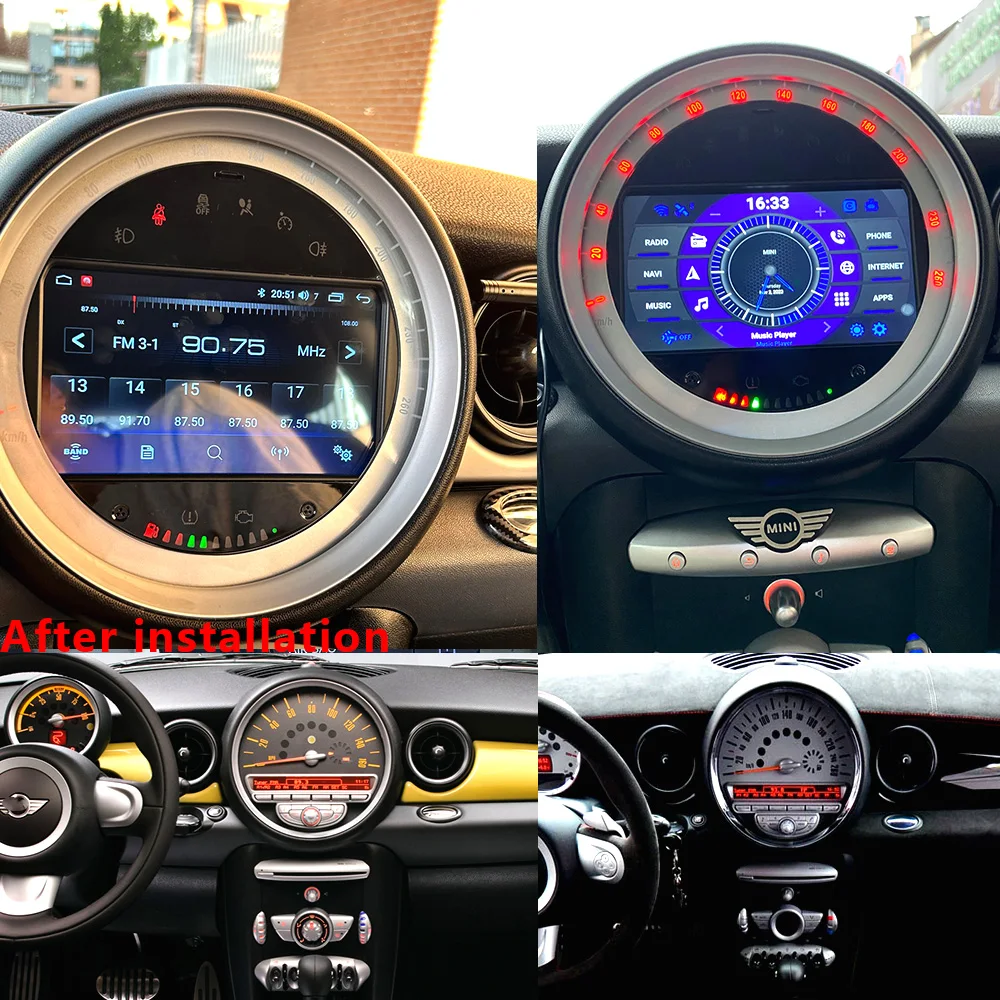 

CHSTEK Android Auto For Bmw Mini Cooper R55 R56 R57 R58 S Coupe Clubman Clubvan Car Radio Carplay GPS Bluetooth WIFI 4G DSP 256G