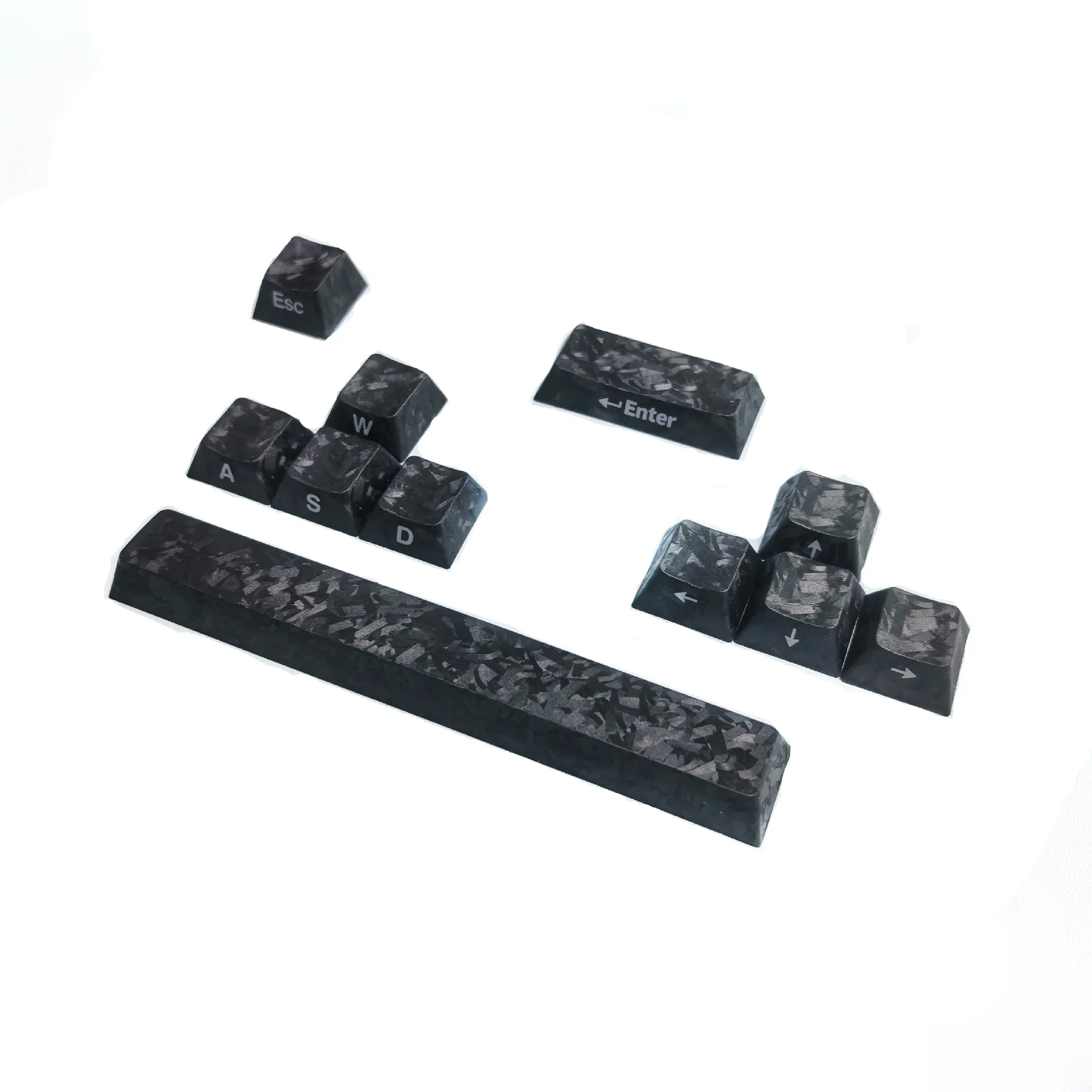 

Carbon Fiber Keycaps Personalized Creative Keycaps Mechanical Keyboards Customized Pure Carbon Fiber Keycaps