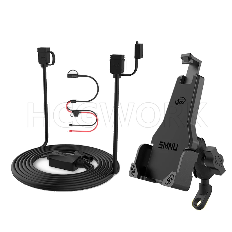 

Motorcycle Original Parts Phone Holder Gps Stand Aluminium Alloy Shockproof for Motorbike Electric Scooter Universal