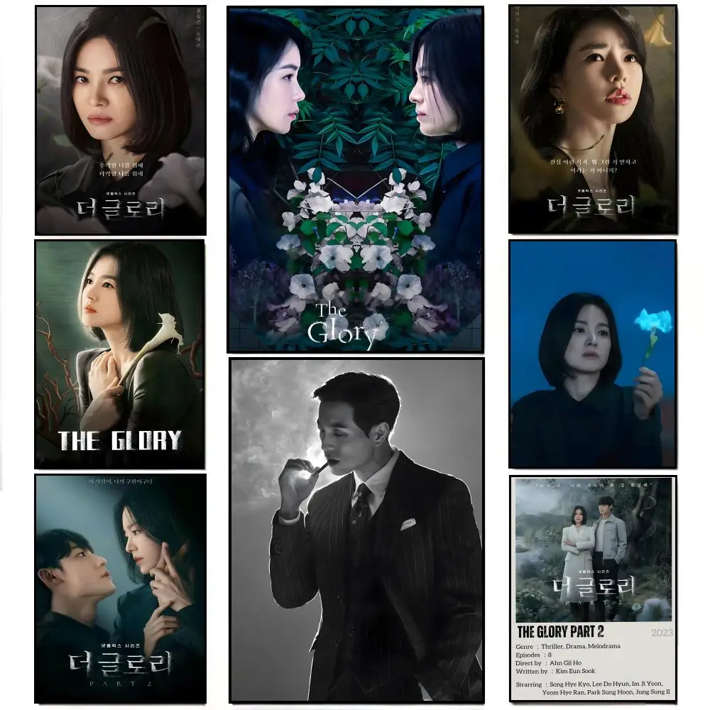 Korean Hot Revenge Drama TV T-The G-Glory 2 Poster Poster HD  Waterproof Wall Sticker Bar Living Room Decor Gift