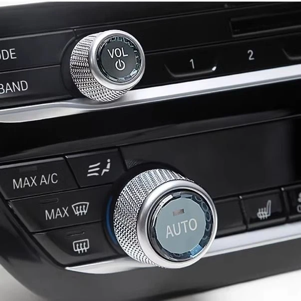 

Crystal Air Conditioning Volume Knob For BMW 3 Series 5 Series X3 X4 X5 Multimedia Control Button Replacement