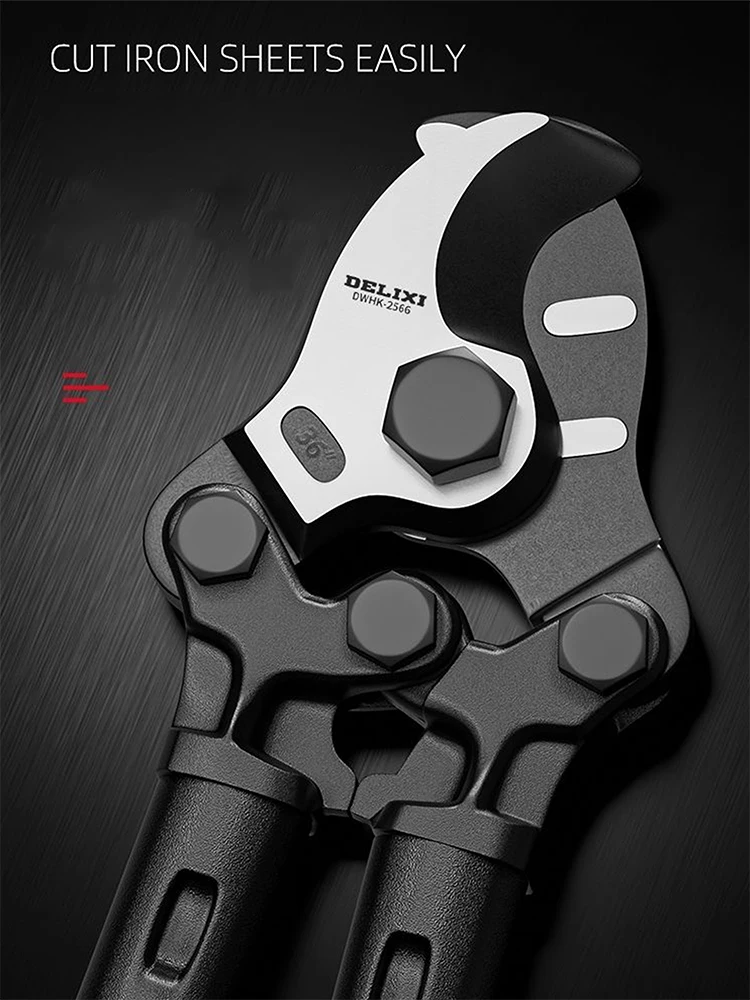 Industrial-Grade Heavy Duty Rope Shears Pliers,Thickening Scissors, Cable Shears, Wire Rope Cutting Tools Wire Cutter Plier