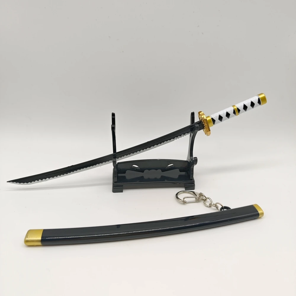 Devil May Cry 5, armas de aleación periféricas de juego, espada Vergil Yama, artesanía, modelo Katana, llavero decorativo, adornos, regalos, 22cm