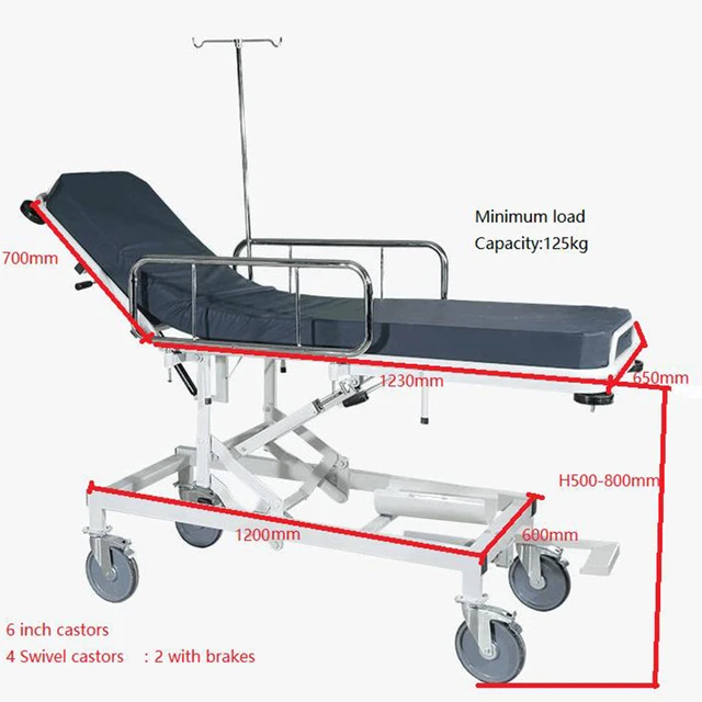 病院油圧式ストレッチャー救急車両用ストレッチャー患者がストレッチされています - AliExpress