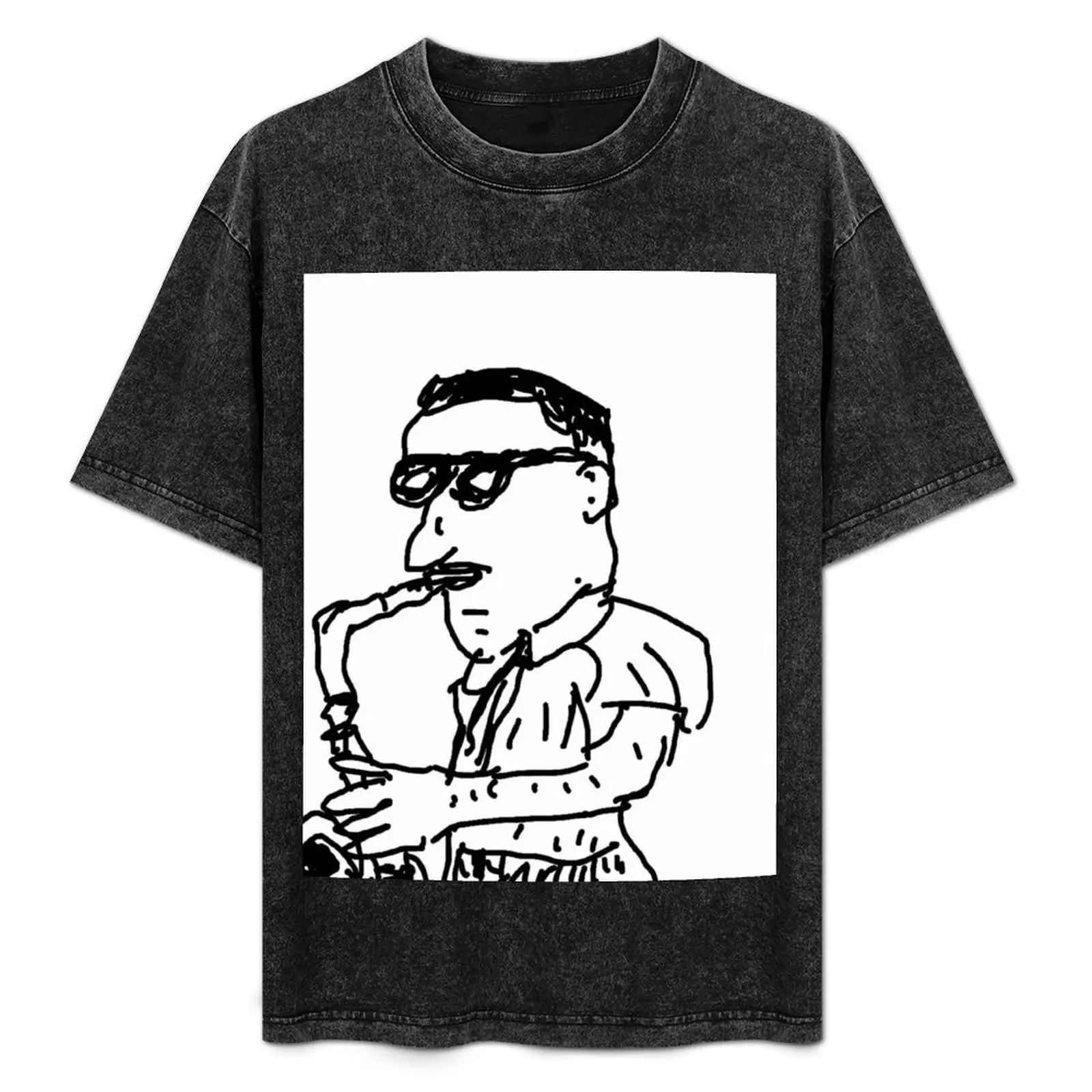 Camiseta West Coast Bop Jazz Sax Man, camiseta informal de estilo callejero