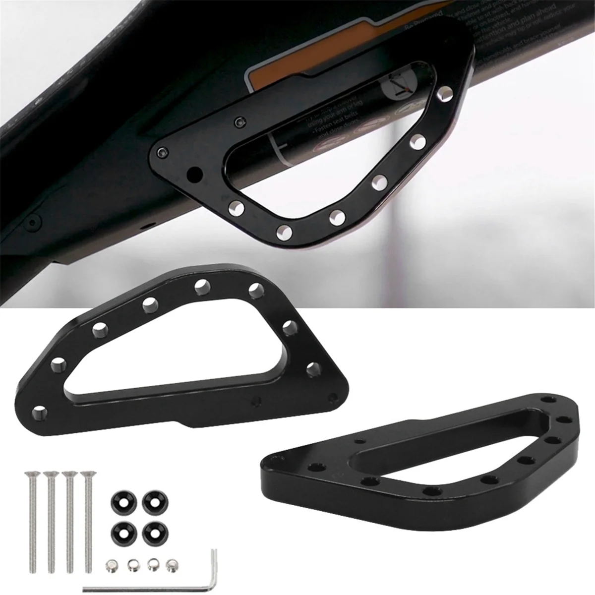 Roll Bar Grab Handles for Can Am Maverick X3 XDS XRS XMR XRC Turbo R RR 2017 2018 2019 2020 2021 2022 ,2 Pack