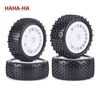 4 Pcs 88mm Buggy Tires Wheel Tyre for 1/10 Wltoys 104001 Tamiya TT-02B DT-02 RC Car Off Road Rally Racing Rims Upgrades Parts