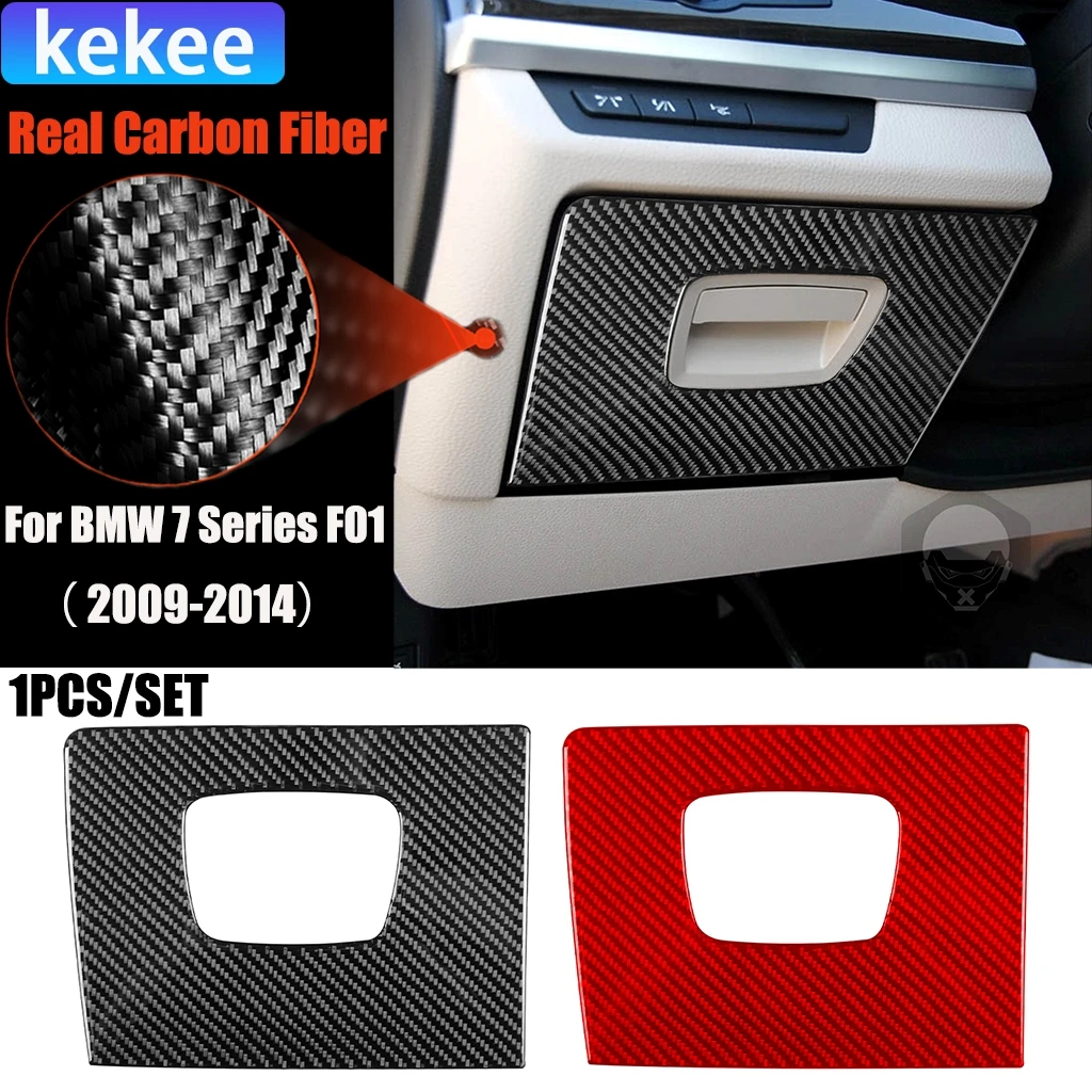 

Автомобильные аксессуары из углеродного волокна, внутренняя отделка для хранения водителя, мягкая наклейка для BMW 7 серии F01 730li 740li 750li 2009-2014