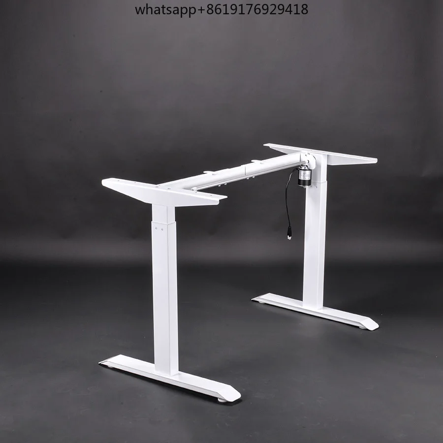 المحرك الخطي الكهربائي مكتب وحدات الارتفاع قابل للتعديل الجدول الدائمة مكتب محرك واحد إطار مكتب الكمبيوتر #6