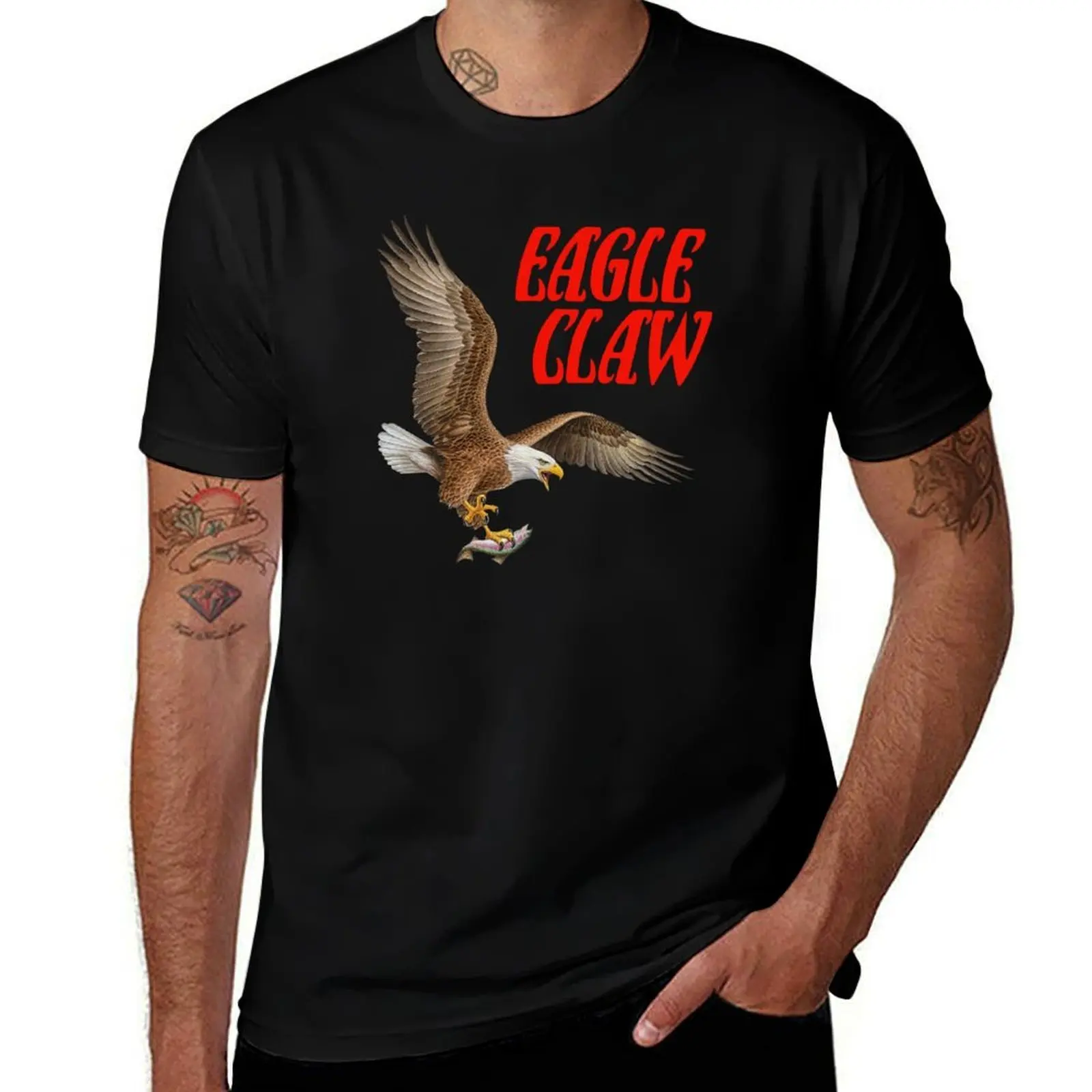 

Eagle (Red Text) T-Shirt summer tops valentines boutique clothes affliction shirts for a boy mens t shirts top quality