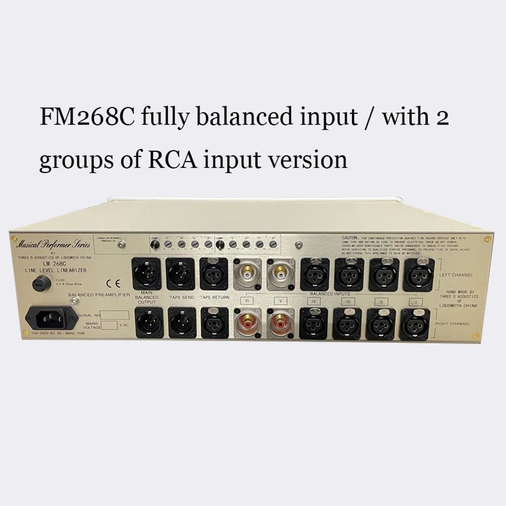 Реплика 1:1 FM268C, полностью балансный предусилитель ARC EQ, высококачественный аудиоусилитель HIFI